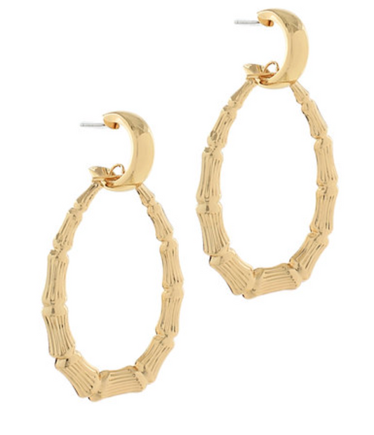 Textured Oval Earrings