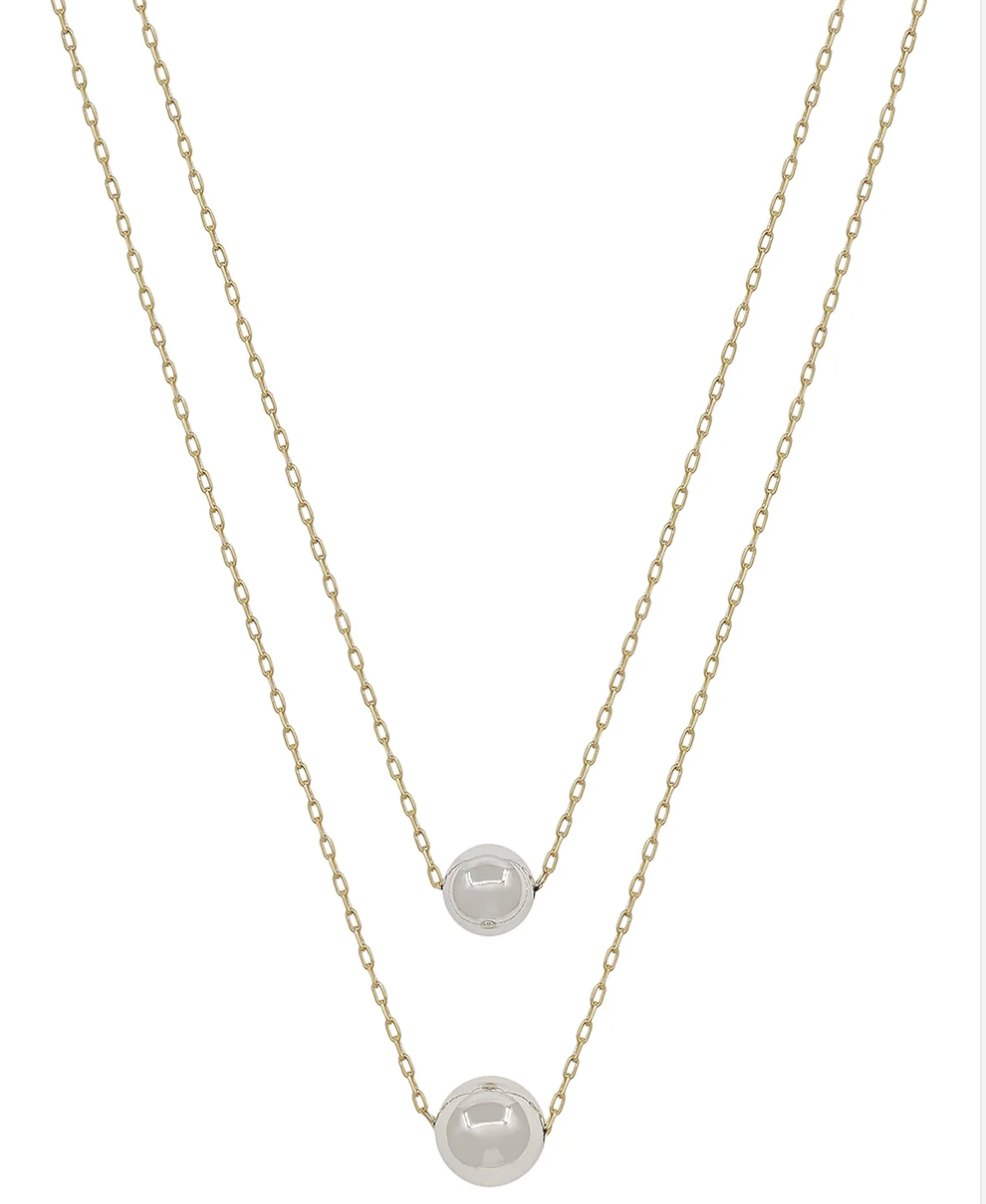 Pearl Double Layered Necklace