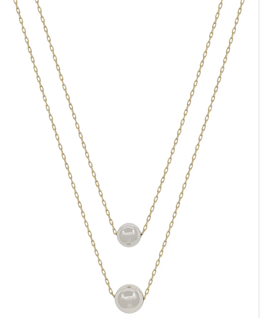 Pearl Double Layered Necklace