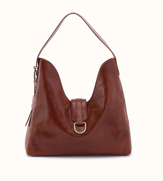 Atlas Hobo Bag In Patina Leather