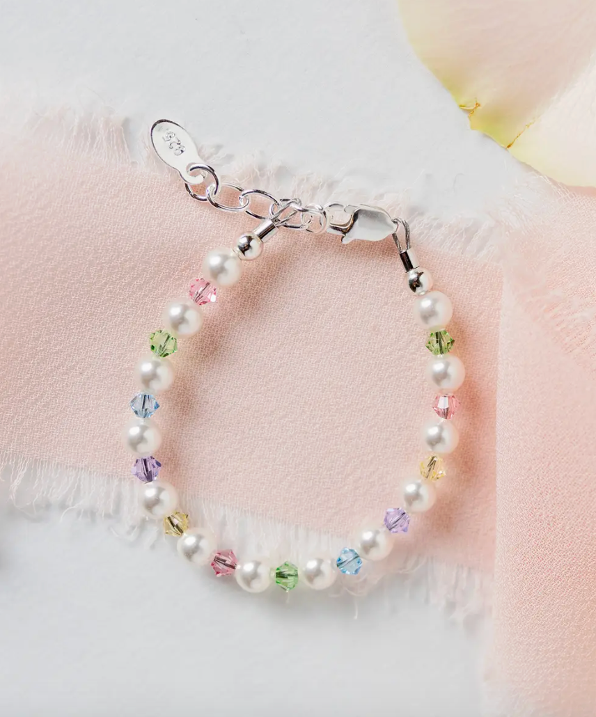 Colorful little girl bracelet