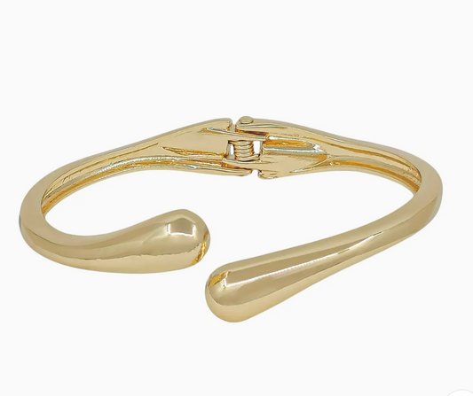 Gold Hinged Bracelet