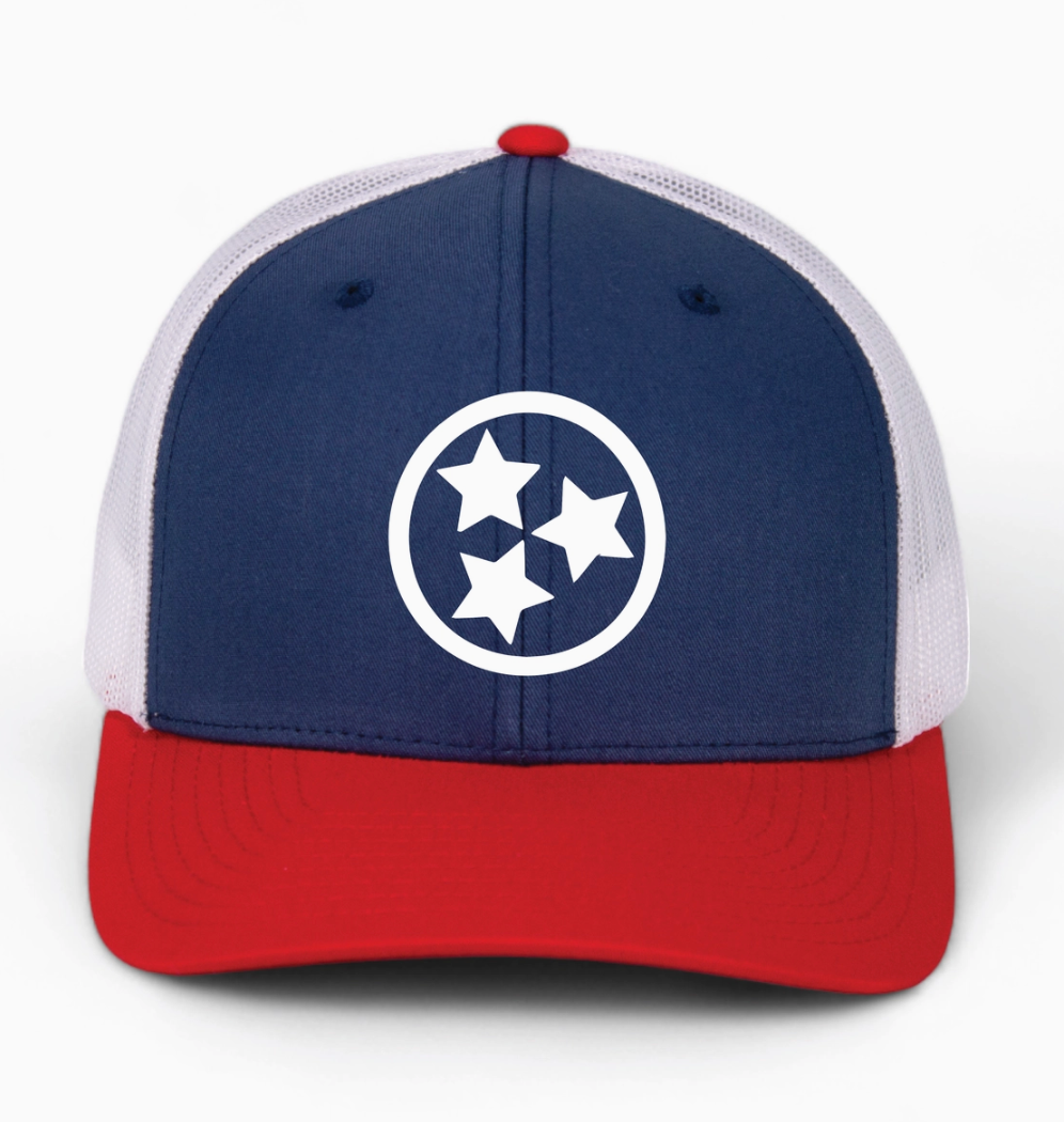 Silicon Tristar Trucker Hat