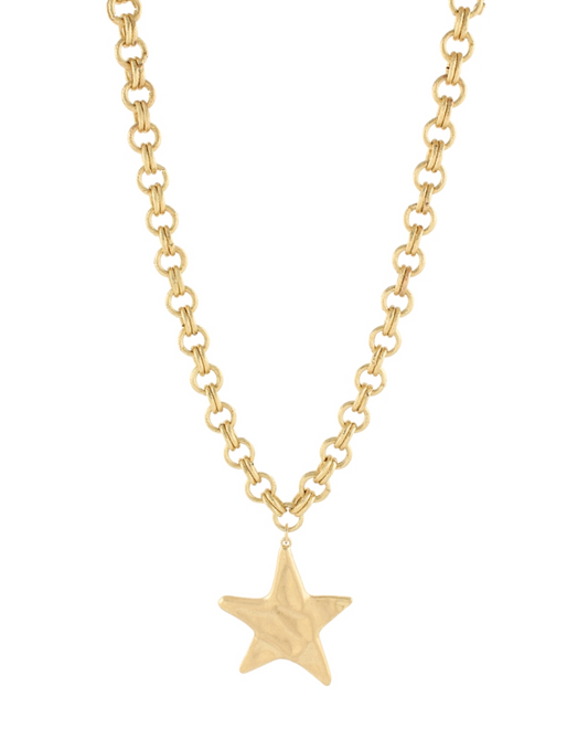 Star Pendant Chain Necklace