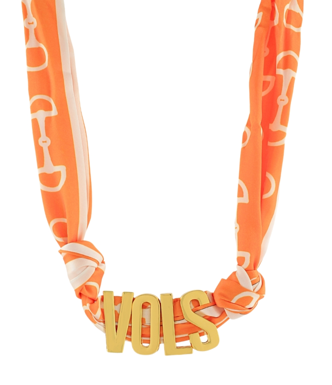 Gameday Vols Scarf Necklace