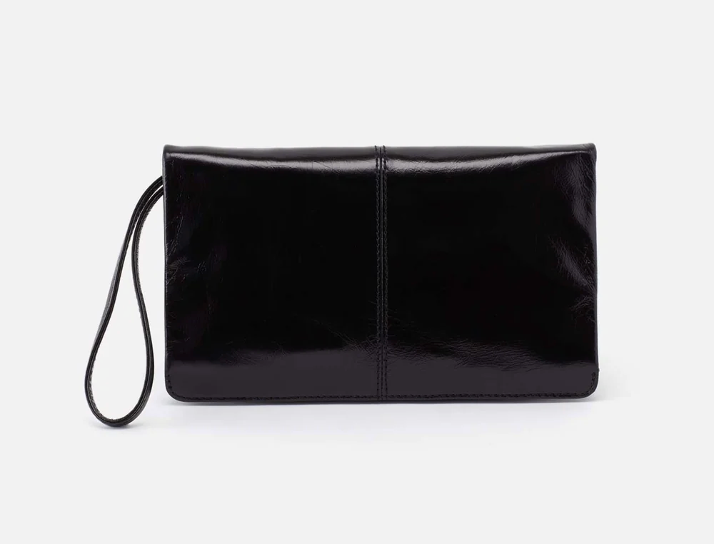Evolve Wristlet in Black by Hobo