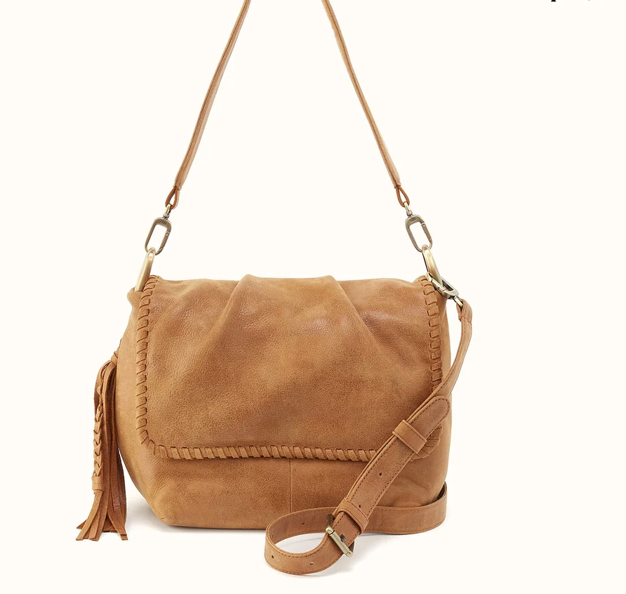 Harley Convertible Shoulder In Buffed Leather by Hobo