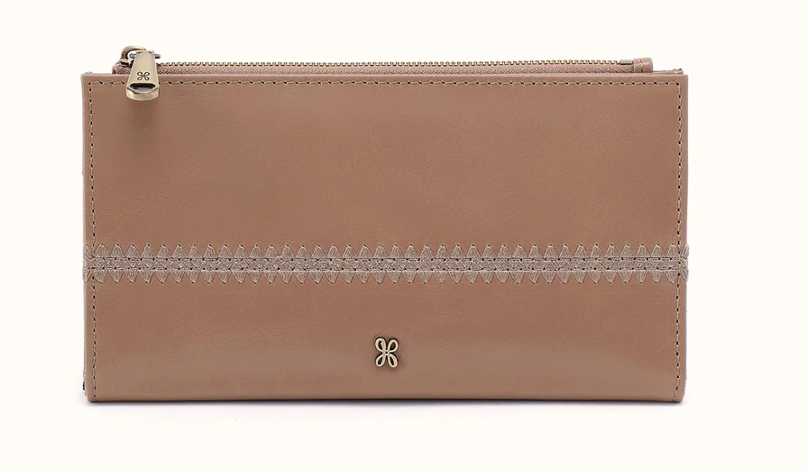 Jill Large Bifold Wallet In Woodsmoke by Hobo
