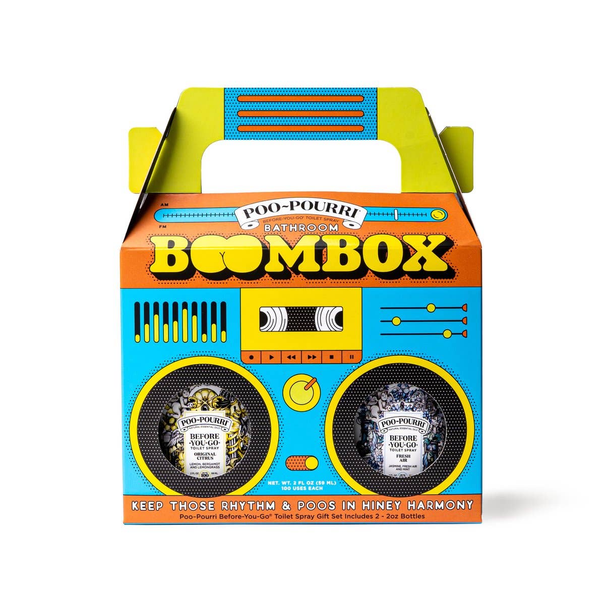 Poo~Pourri Gift Set, Bathroom Boombox Set (2 pack) 2oz