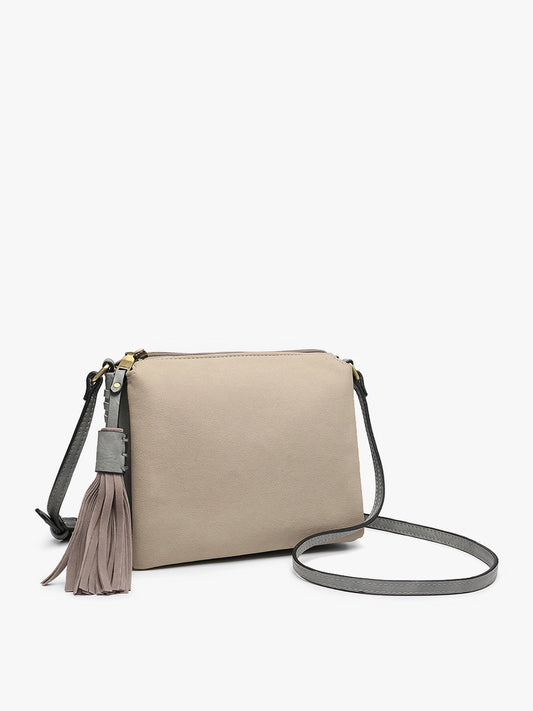 Sabrina Three Compartment Crossbody