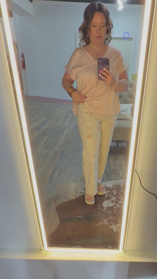 Cross Stitch Twill Pants