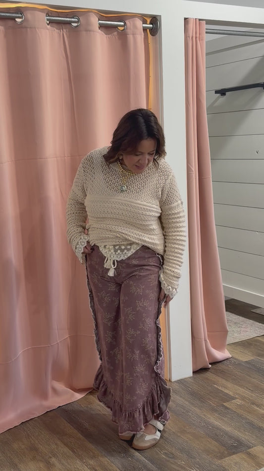 Floral Palazzo Pants