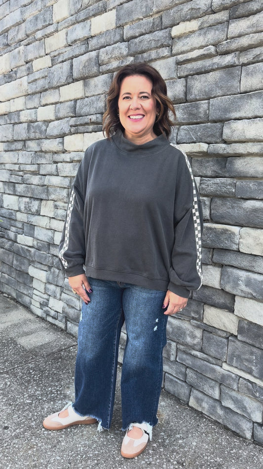 Ready, Set, Go Mock Neck