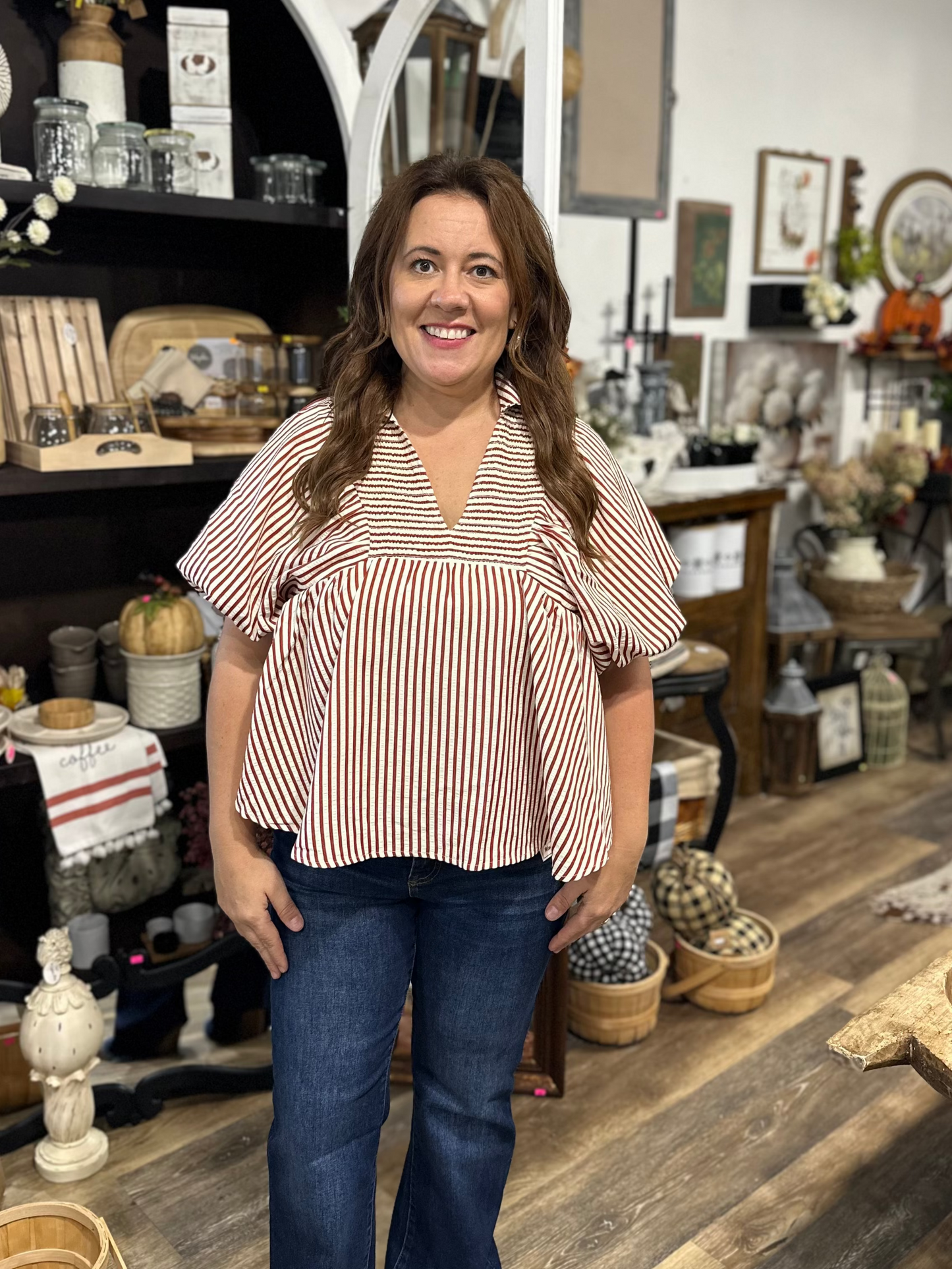 Your Business Striped Top