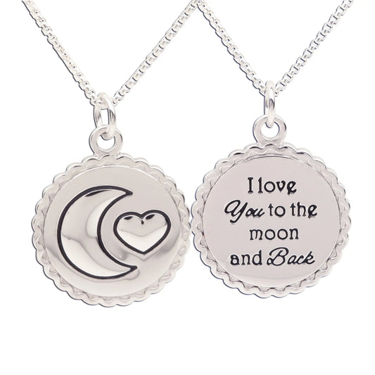 Moon & Back Necklace