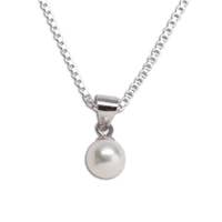 Children's Pearl Charm Necklace